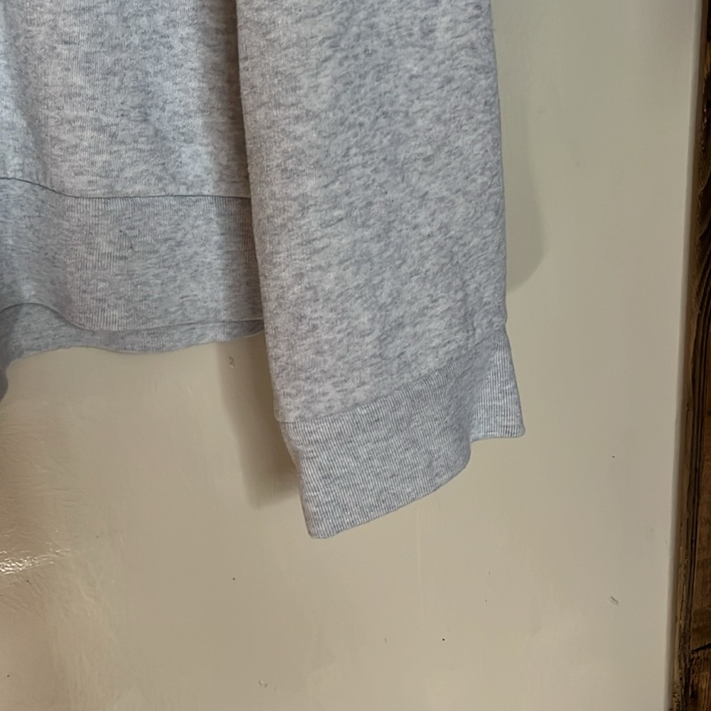 Victoria's Secret PINK Everyday Lounge COWL Neck Sweatshirt Heather Grey XXL - Picture 4 of 16